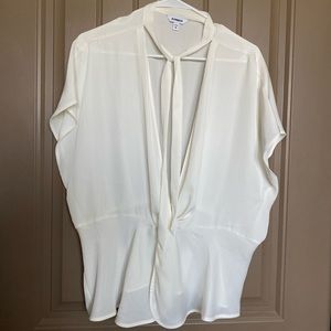 Express Low Cut Peplum Top